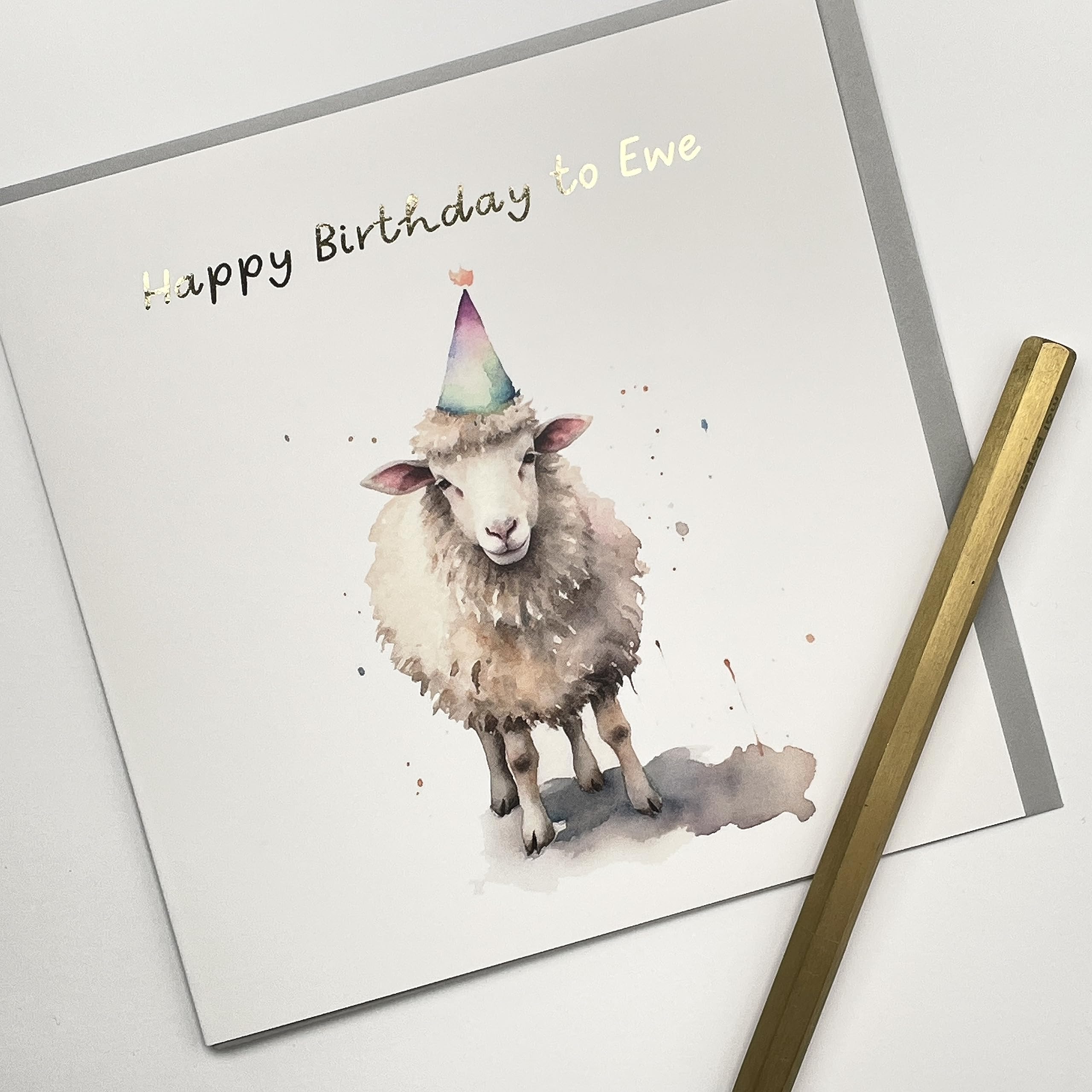 Meg Hawkins Happy Birthday To Ewe Card | Millbry Hill