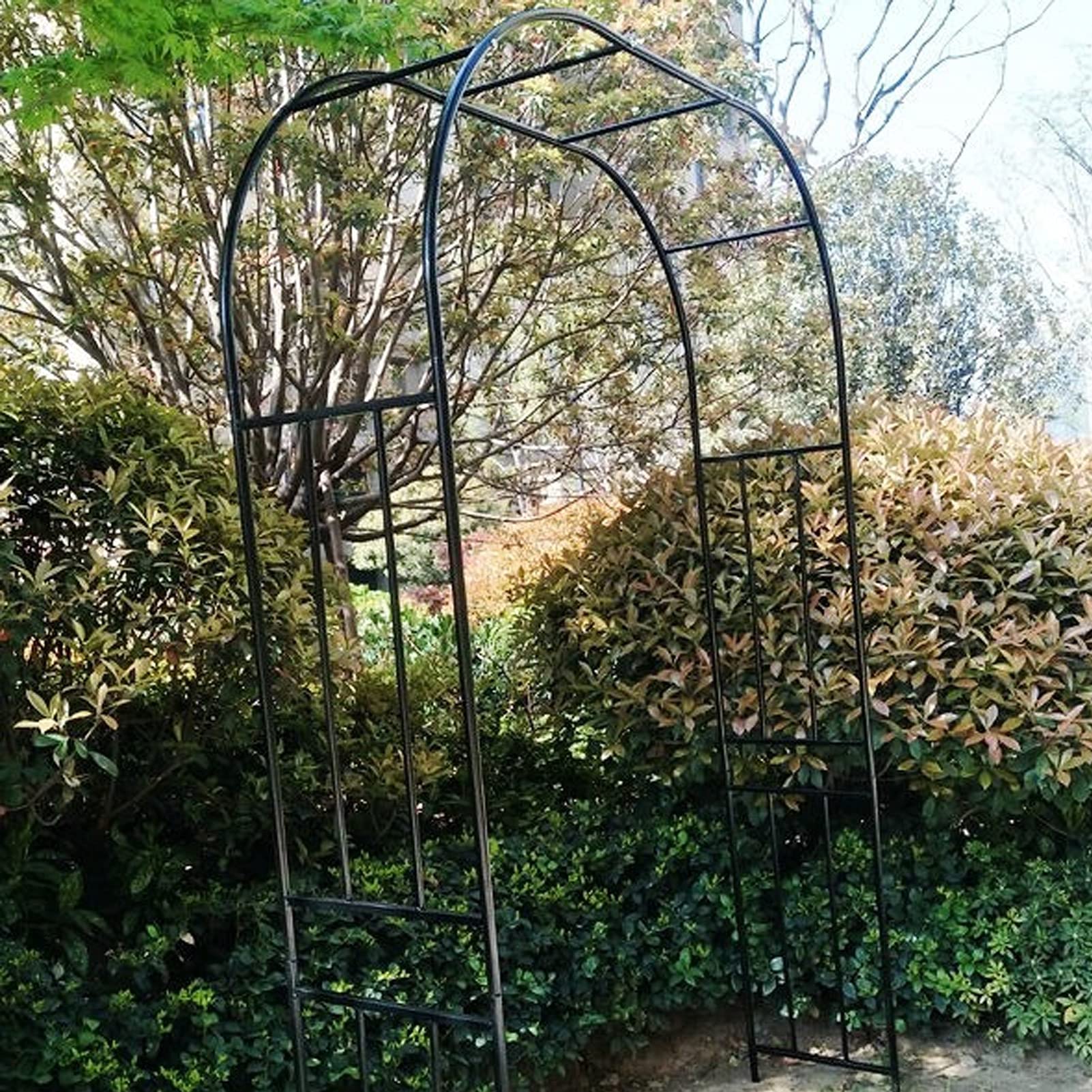 Traliccio impermeabile da giardino in metallo per piante rampicanti, pergolato di rose, ideale per piante rampicanti e matrimoni