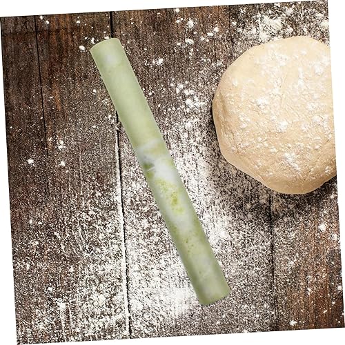 Miniatura 4 de UPKOCH Rodillo de jade rodillos de bolas de masa de madera, rodillo de masa de pastelería, rodillo de madera para gomitas, rodillos franceses para