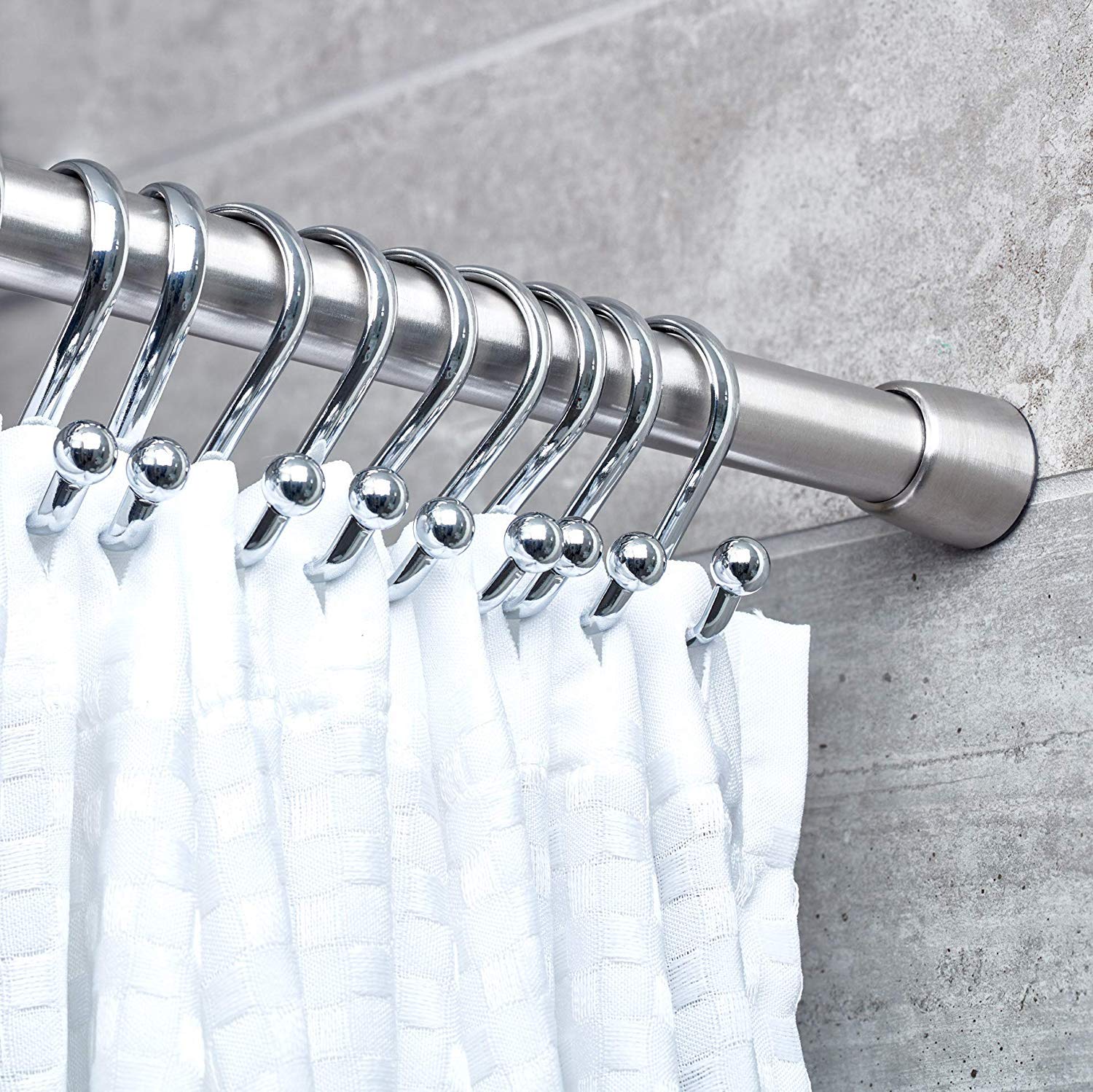 Tension Rod Shower Rail at Benjamin Macbain blog