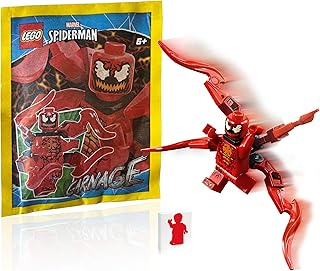 LEGO Super Heroes Marvel Spider-Man Minifigure - Carnage with Red Appendages (Limited Edition) 76173