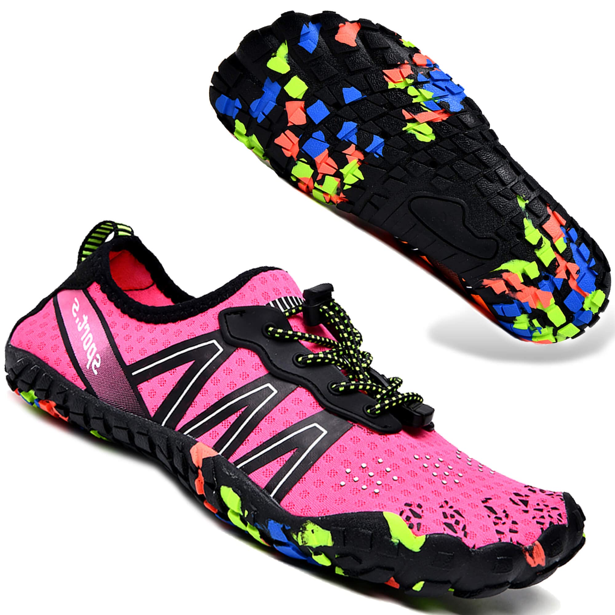 Scarpe da Acqua Scarpe da Spiaggia da Uomo Donna Scarpe da Surf a Piedi Nudi Quick Dry Scarpe da Mare da Donna Leggero Unisex Sport Diving Scarpe da Piscina