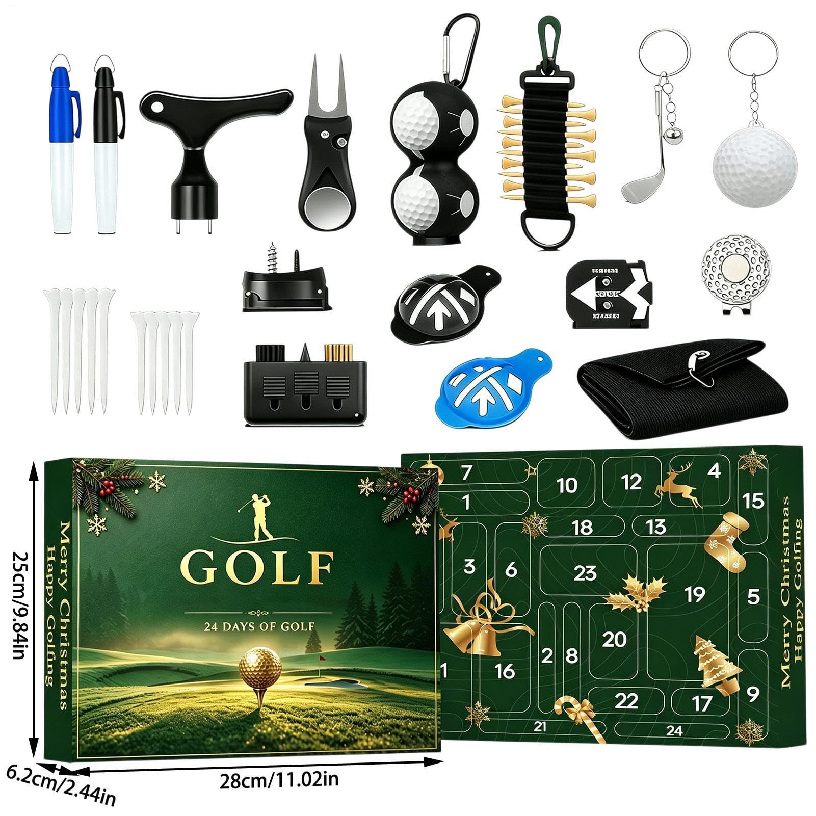 Calendario di Natale Golf Avvento 24 Giorni Golf Accessori