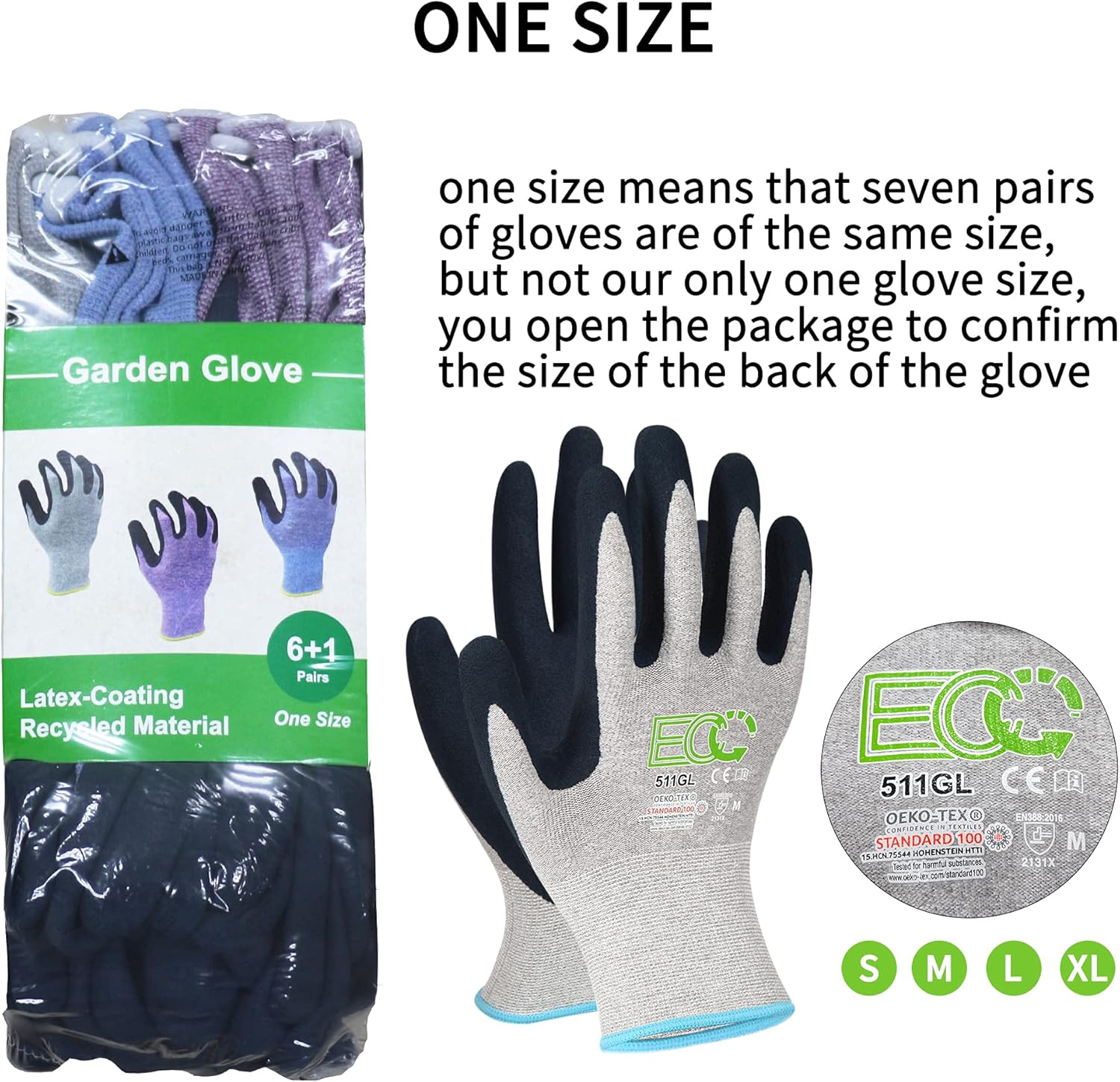 KANGLONGDA 7 Pairs Women Gardening Gloves, EN388 2131X Outdoor Protective Work Gloves with Breathable Micro-Foam Coating for Gardening, General Purpose, Courtyard, 3 Purple + 3Blue +1 Grey : Patio, Lawn & Garden