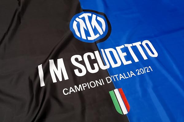 Inter Bandiera I M Scudetto 20-21, Campioni d'Italia, 100x140cm - 2