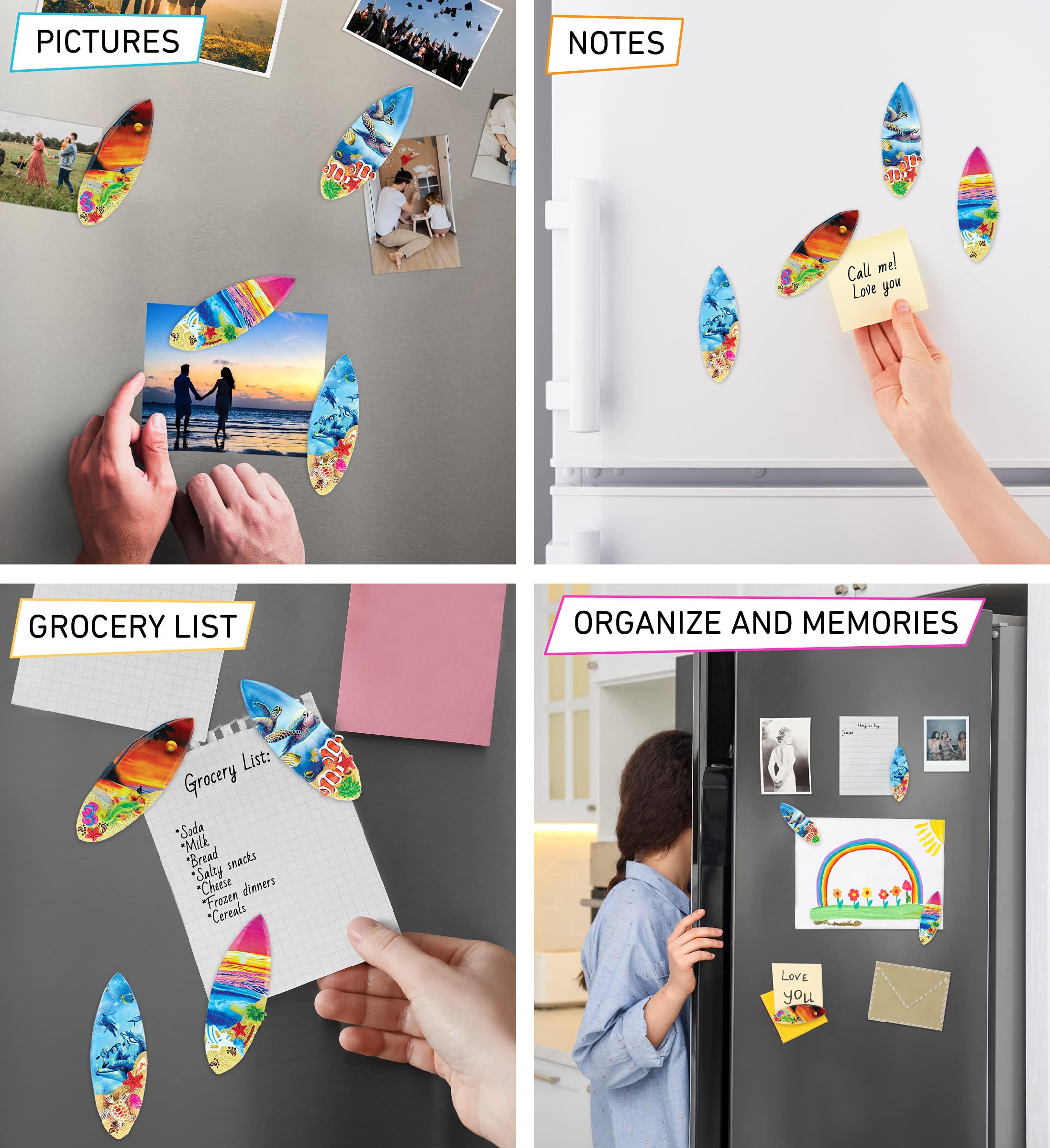 Lake Havasu Arizona Fridge Magnets 2-Pack - Strong Vinyl Travel Souvenir Magnets With Bridge Design