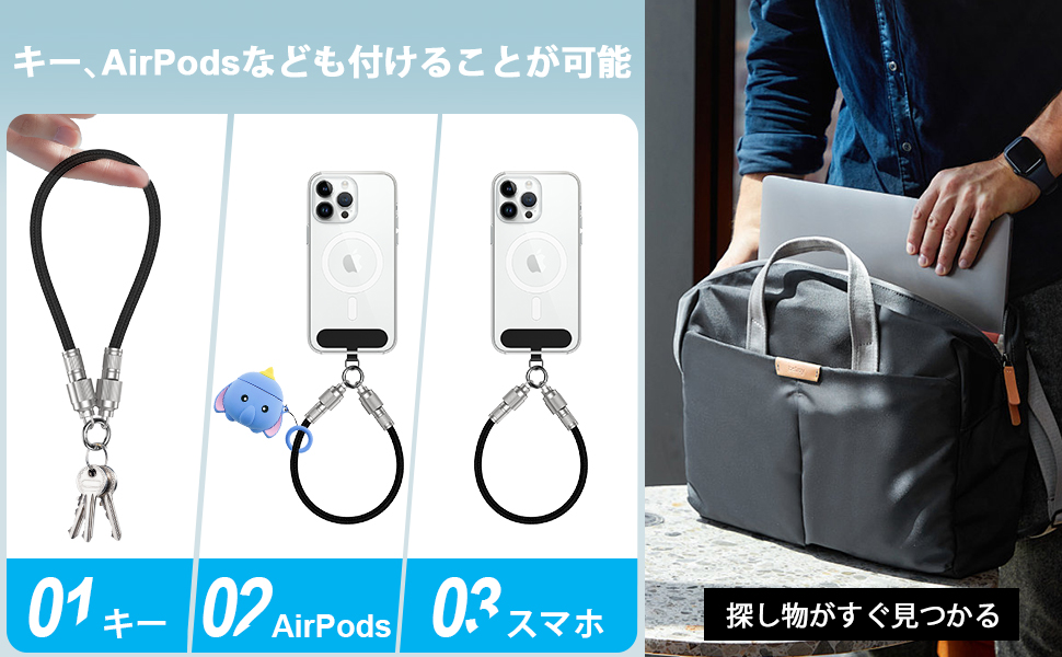 Amazon.co.jp: Viviber 65W Type C ケーブル 30CM ハンドストラップ