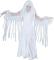 Vista 2 de Disfraz de niña fantasma para niños, Multicolor