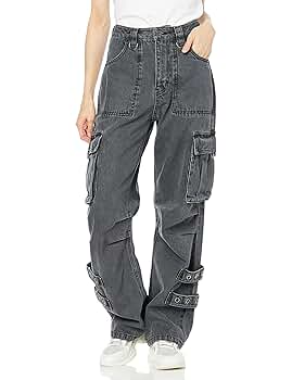 ★ JEANS★カジュアルカーゴパンツ Amazon | [エックスガール] カジュアルパンツ DENIM CARGO PANTS