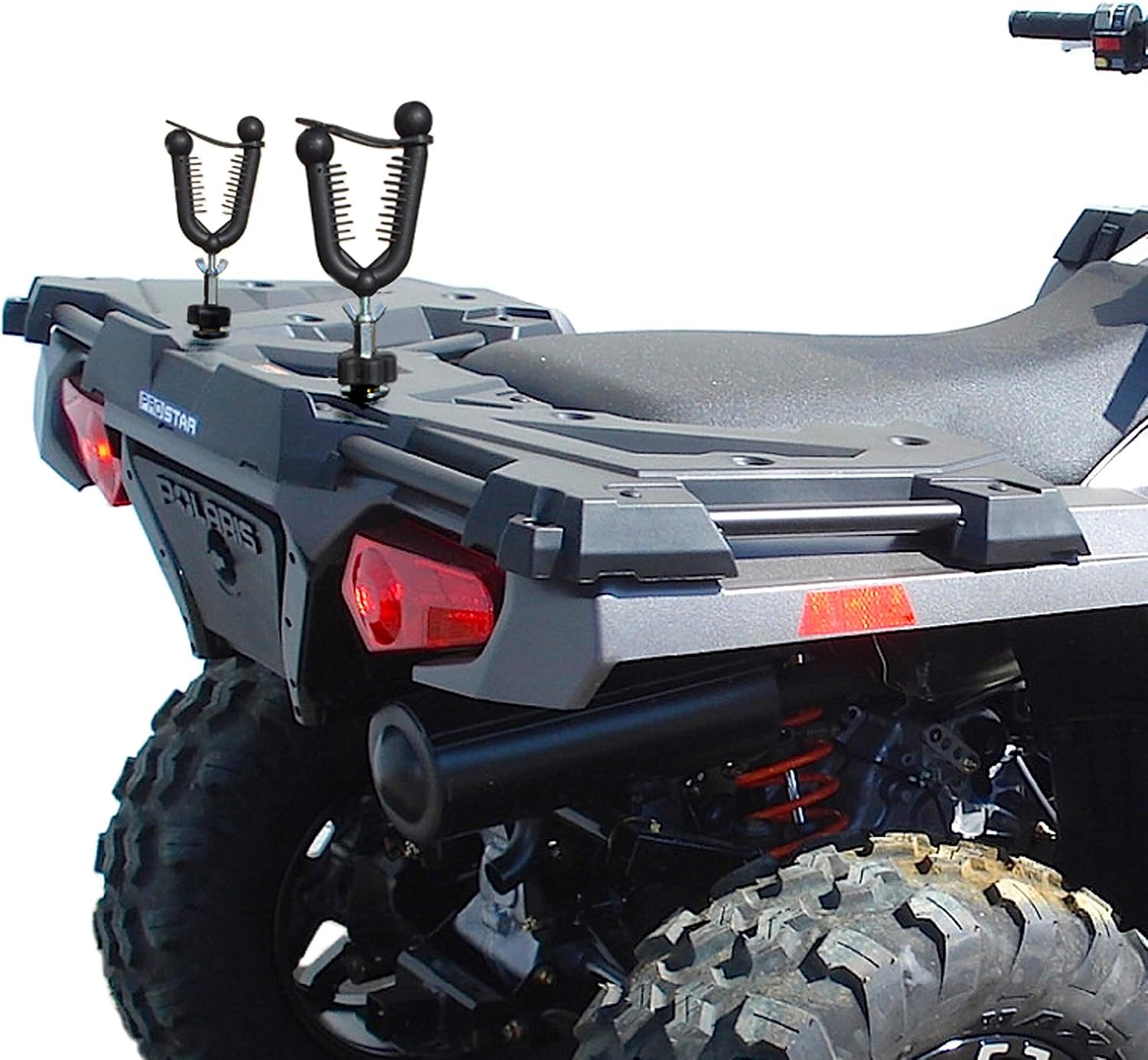All Rite Products Pack Rack Plus ZLR Single - Gun & Bow Rack for Polaris RZR, Sportsman & ACE ATVs with Lock & Ride - Model PRPZ1 : Automotive