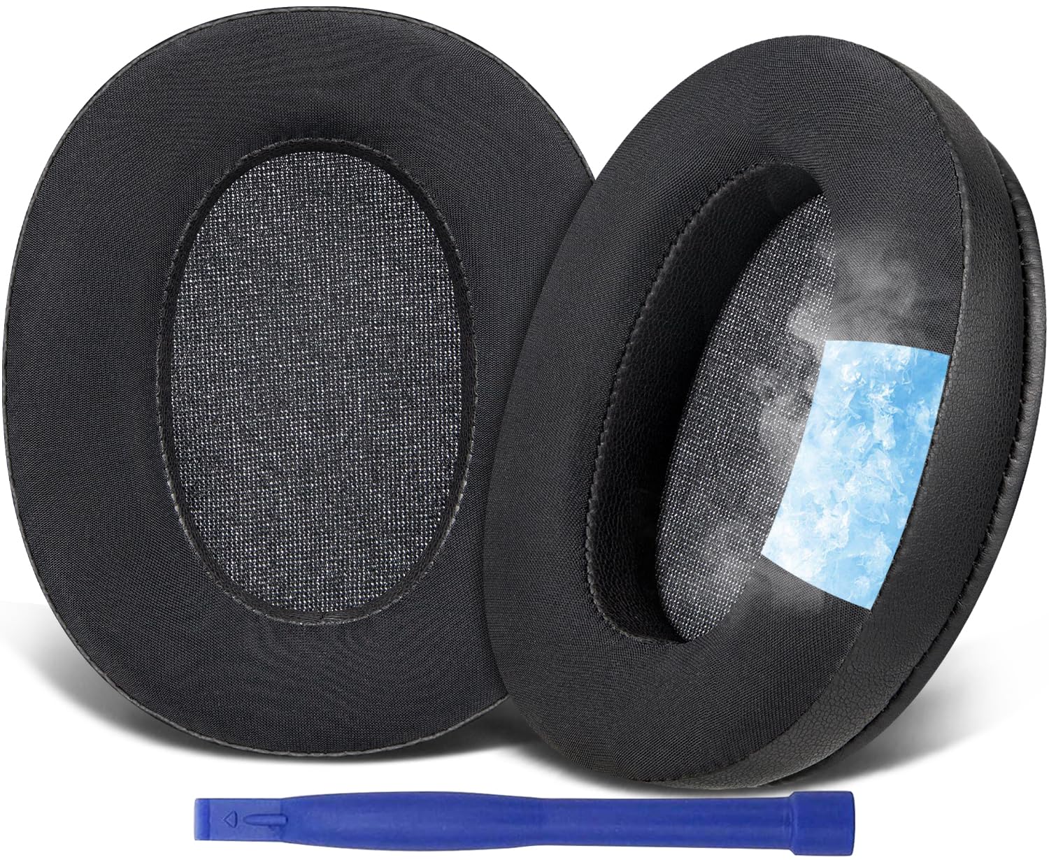 SOULWIT Cooling Gel Earpads Cushions Replacement for Sony WH-XB910 XB910N Extra Bass Noise Cancelling Headphones, for Sony WHXB910N Wireless Headset,