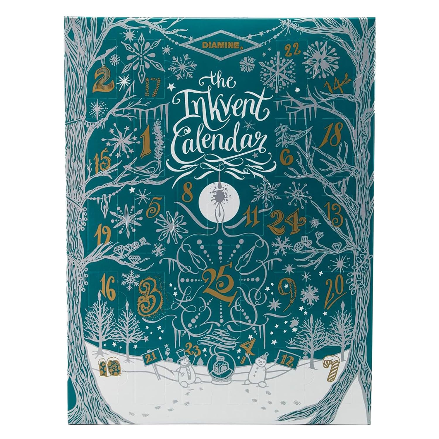 Amazon.com: Diamine Inkvent Calendar 2025 - Limited Edition - Teal