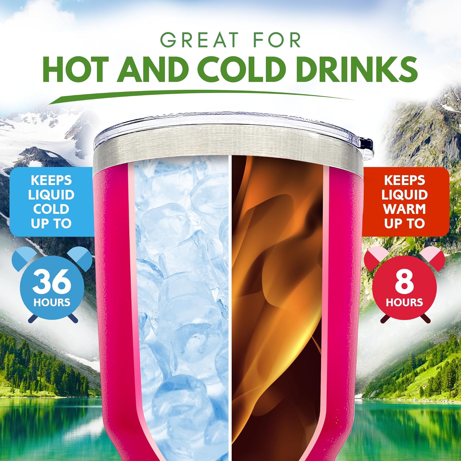 Premium 30 oz Life is Better at the Beach Pink Tumbler - Stainless Steel, Insulated, Durable Tumbler - Perfect for Beach Lovers, Summer Activities, Souvenir Gifts, and Vacation Drinkware - Image 3