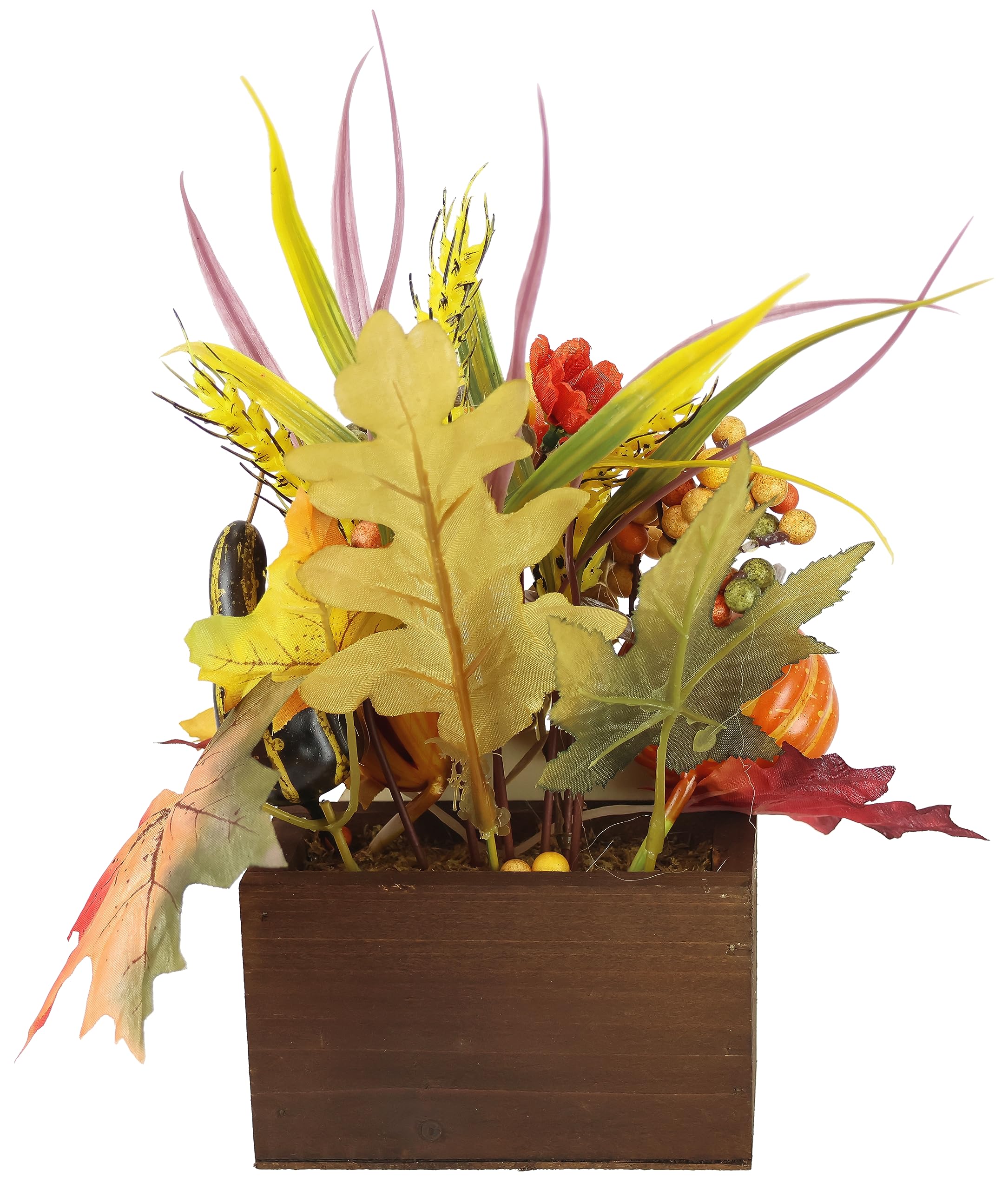 Künstliche Sonnenblumen Im Kürbis - Herbstdeko Arrangement Als 2er Set