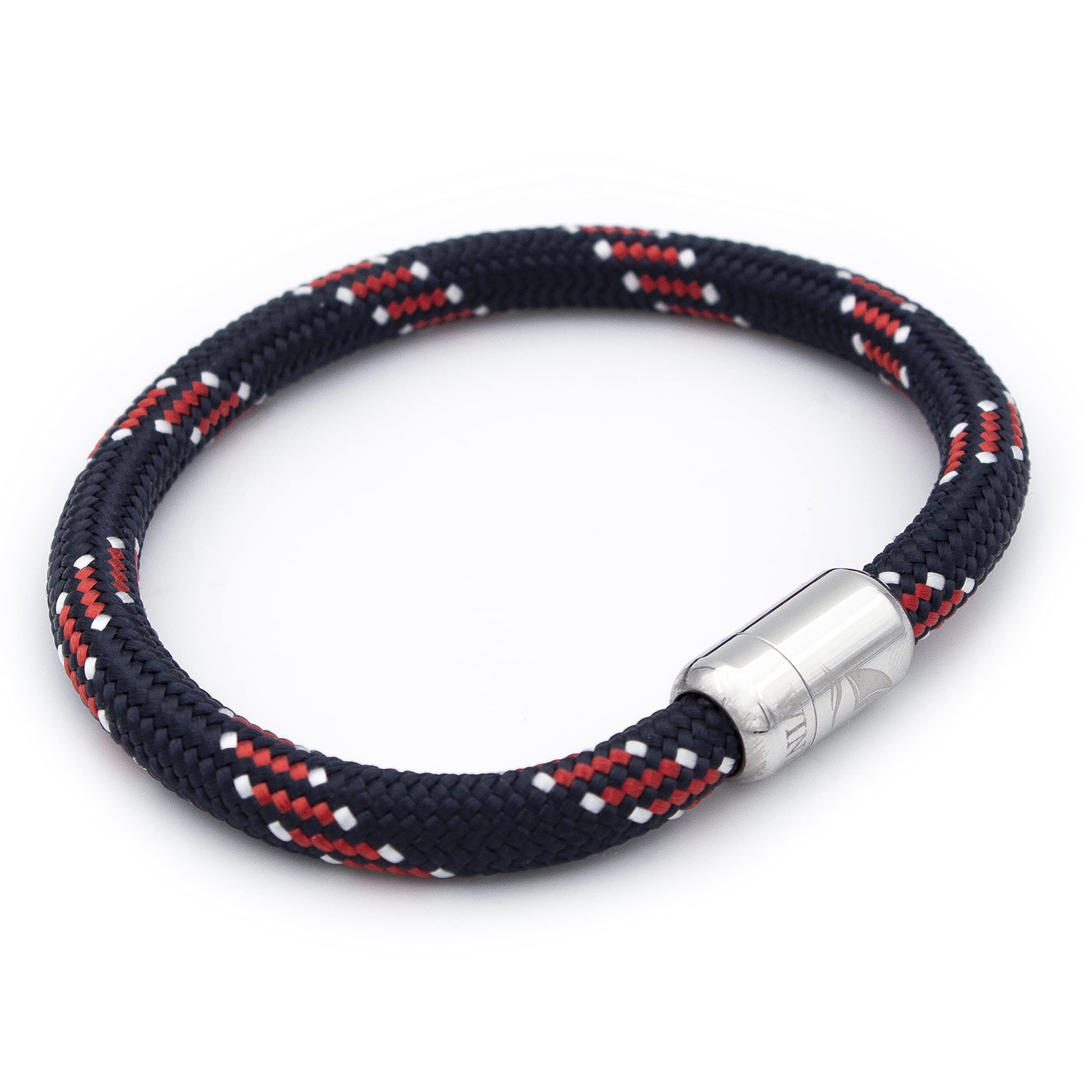Wind Passion - Bracciale Sportivo Uomo Marinaio E Surfer Con Corda Nautica, Stile Lifestyle Mare Con Chiusura Magnetica, Idea Regalo Originale Per Donna E Uomo-image
