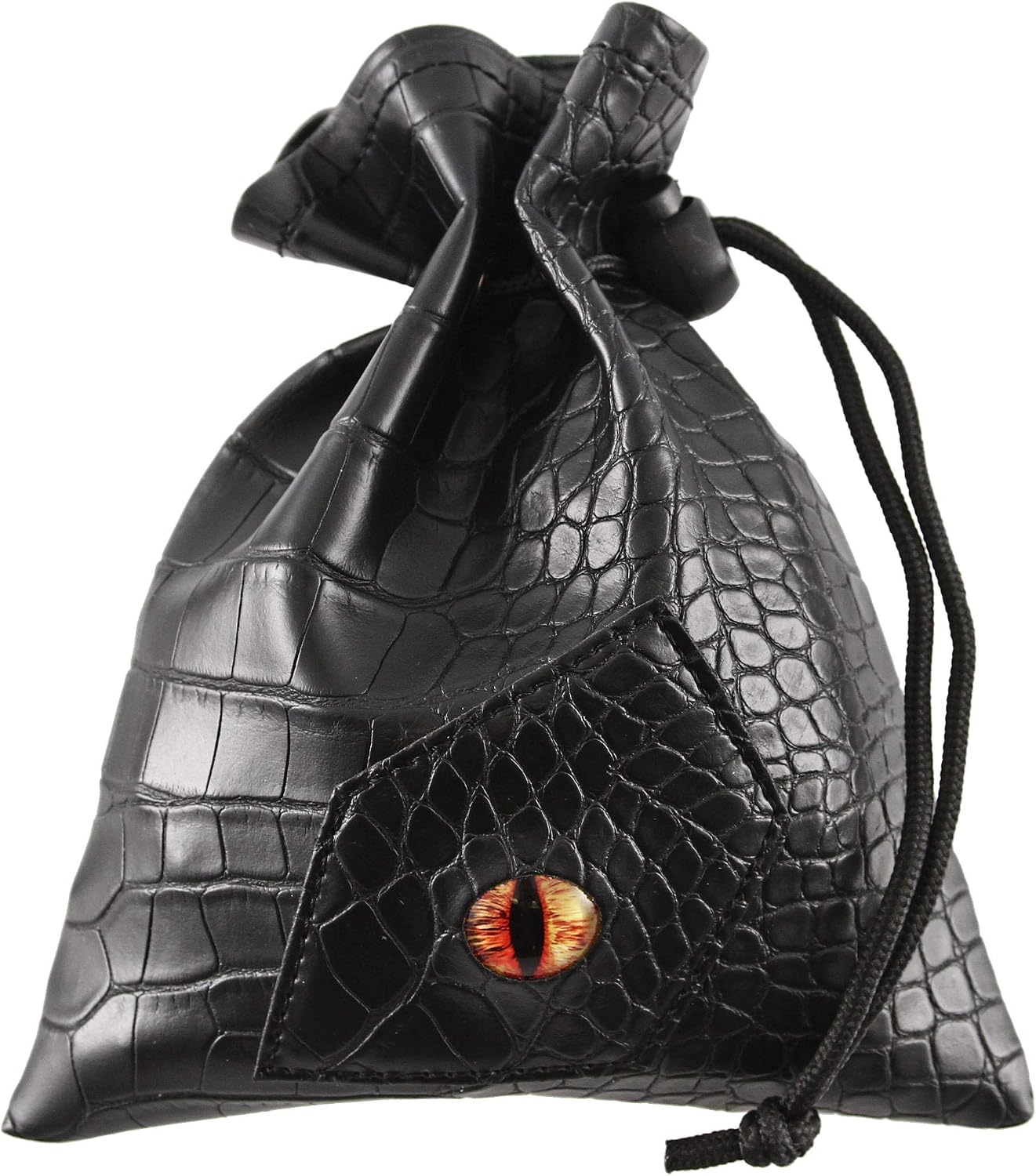 Forged Dice Co Dragon Eye Dice Bag - Dice Bags fit up to 120 Dice - Great Dice Pouch or Pocket Bag for Dice Jewelry Tarot or MTG Accessories and Perfect Dungeons and Dragons Gift for DnD Tabletop RPG
