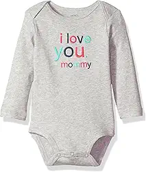 Body com slogan para bebês meninas (118g072), Love You