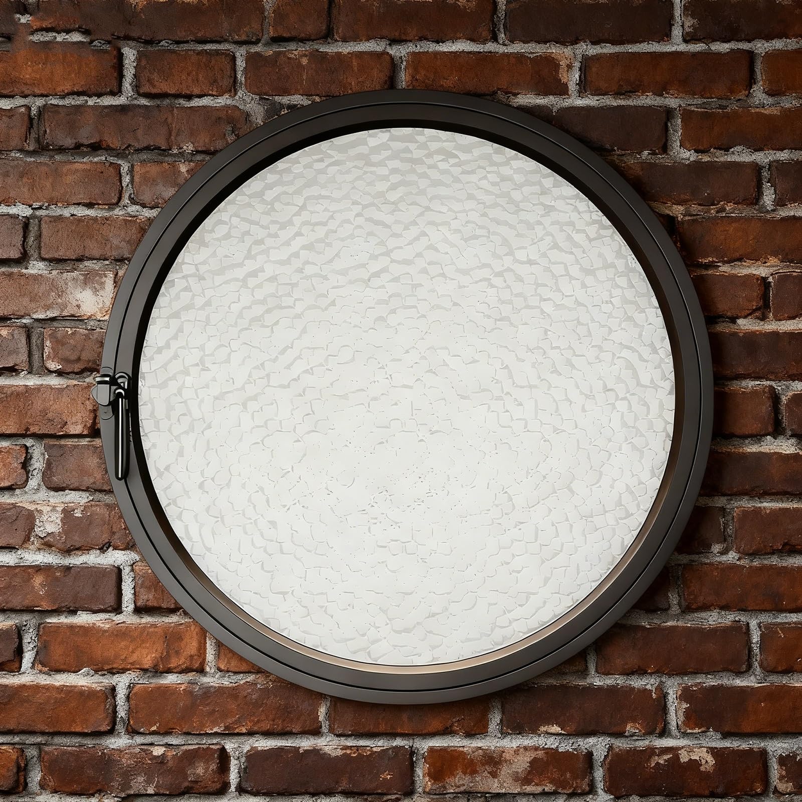 Fenêtre de toit ronde à ventilation rotative 360° en verre trempé