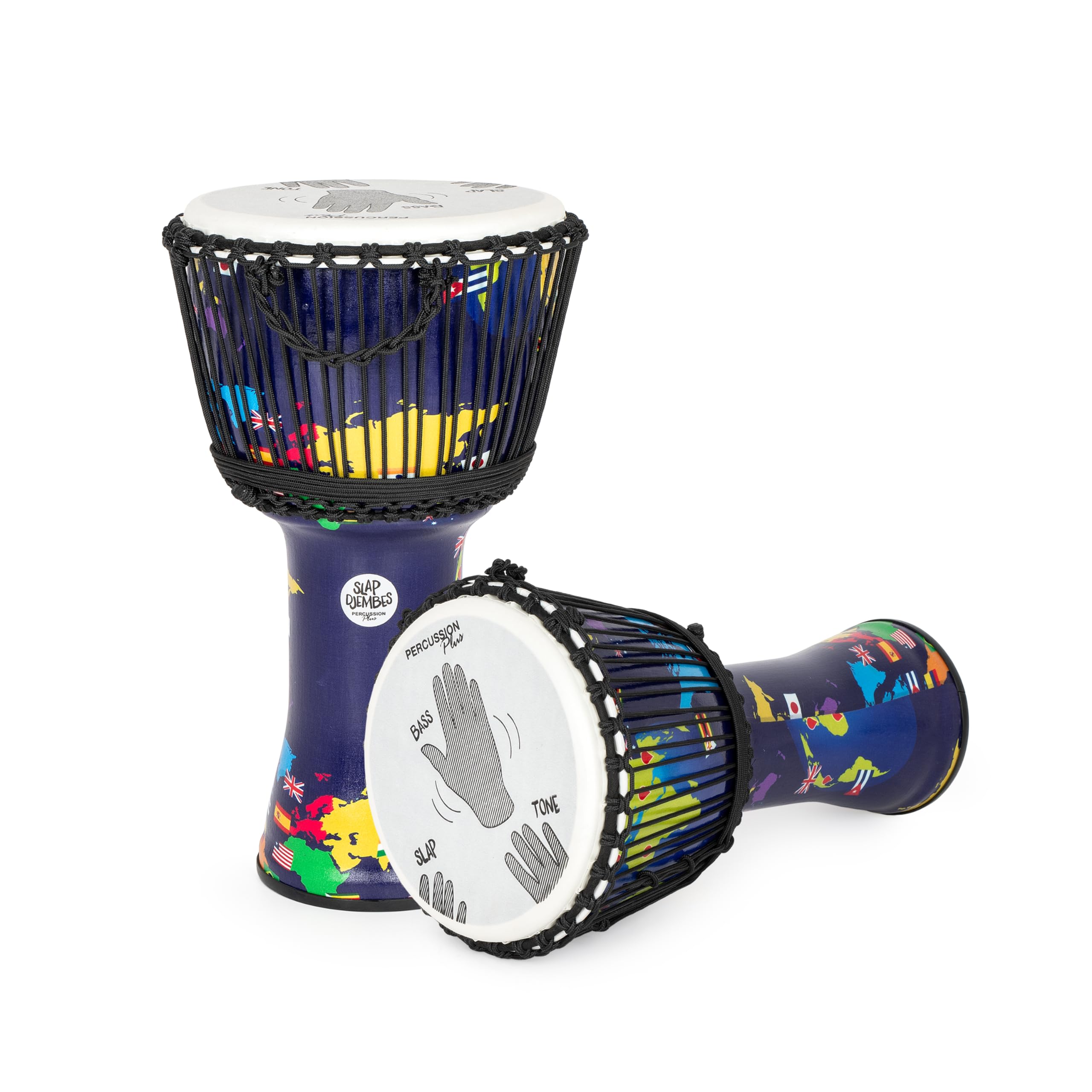 Percussion Plus World Slap Djembe cuerda afinada – 25,4 cm (cabeza)