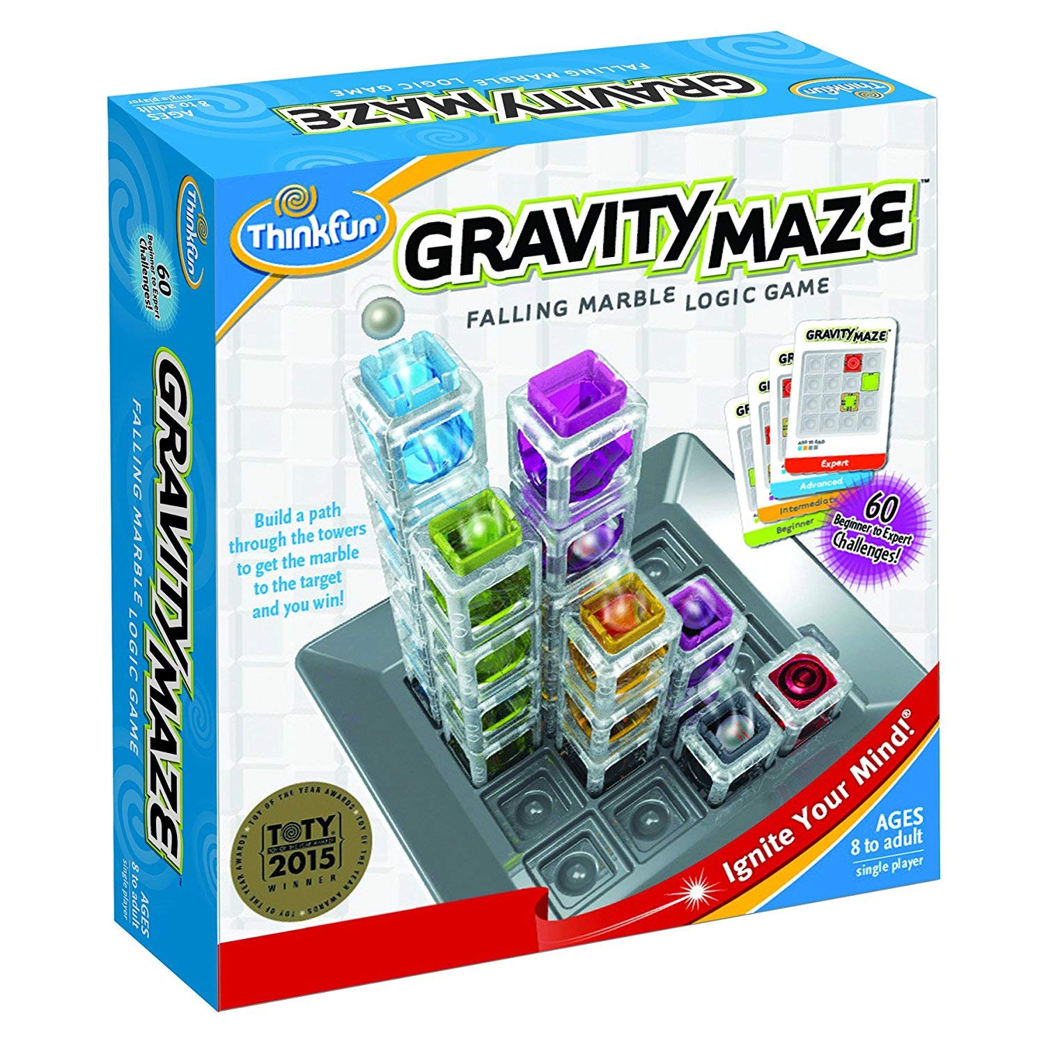 Ravensburger Thinkfun Labirynt grawitacyjny - spadaj?cy marmur logika gra labirynt