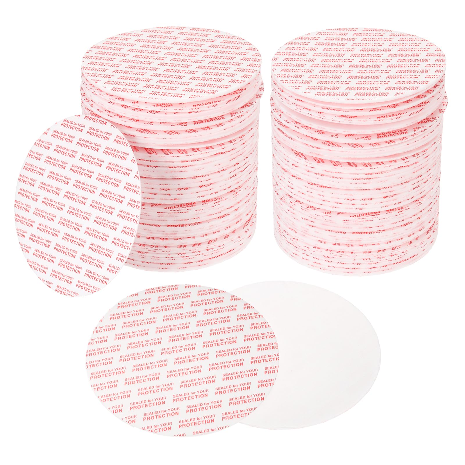 Joint adhésif rond 80 mm en mousse PATIKIL blanc pour éviter l'humidité dans vos bocaux de verre
