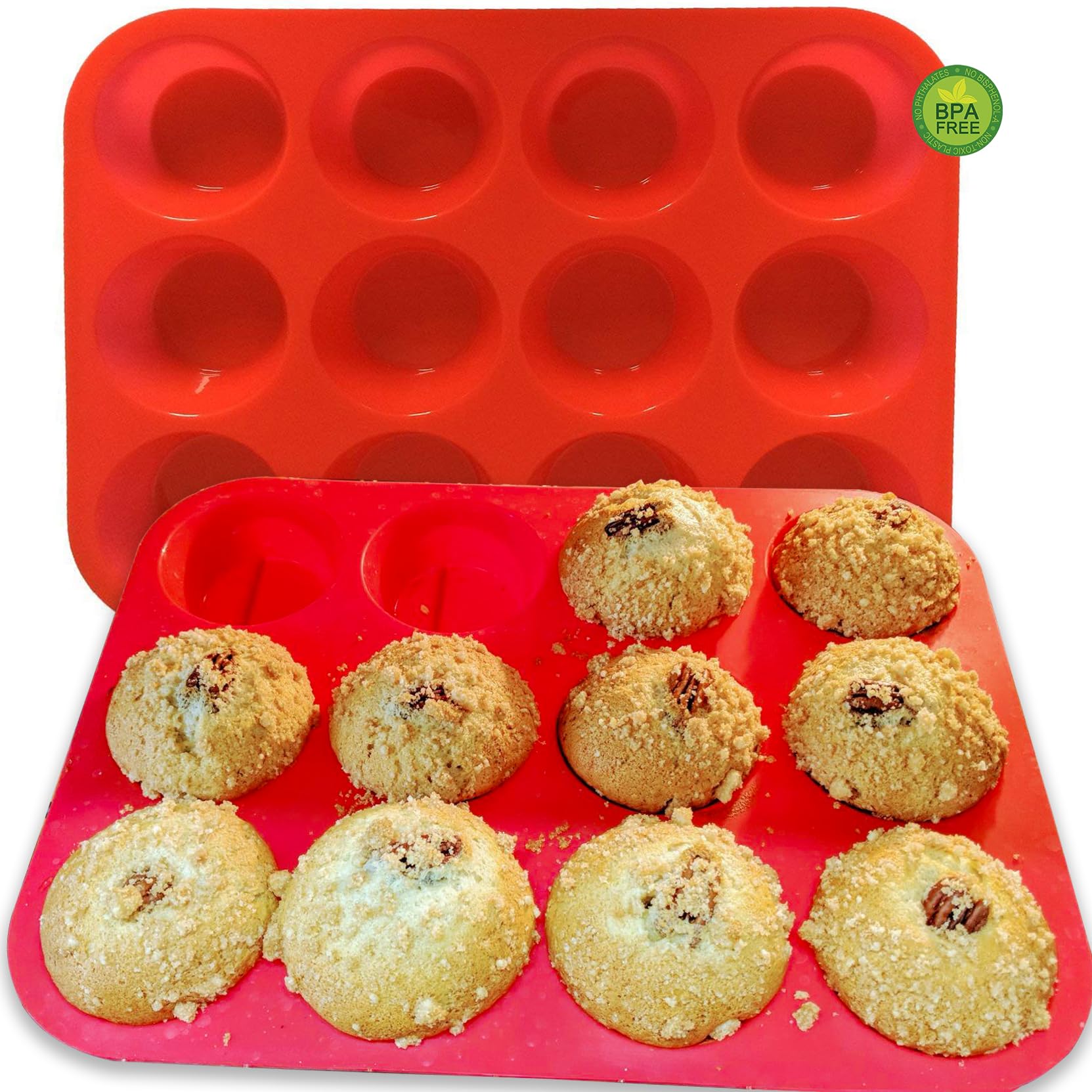 Keliwa Thicken 2-Pack Muffin Pan
