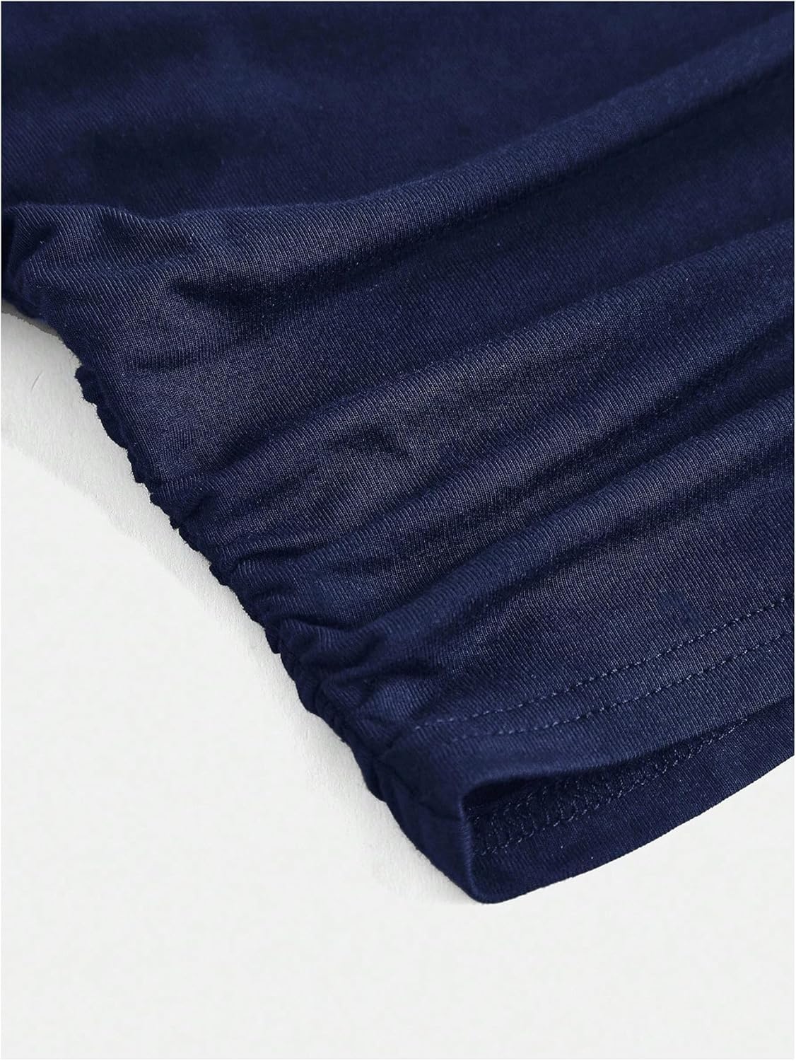 SweatyRocks Girl's Mesh Ruched T Shirts Square Neck Puff Sleeve Crop Top - Image 5