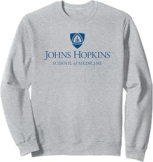 Campus Lab Johns Hopkins Medicine Unisex-Adults Sweatshirt, Grey, Small