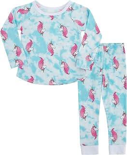 12M - 7Y Made in USA Toddler Kids Boy Girls Soft Comfy Snug Fit Sleepwear Pajamas 2pcs Pjs Set