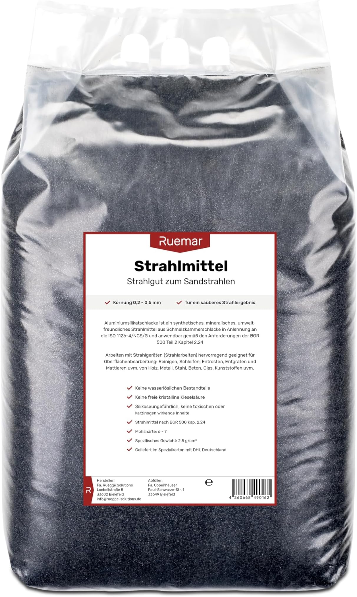 25 KG Strahlmittel Strahlmaster 0,2-0,8 mm von Samore GmbH : Amazon.de