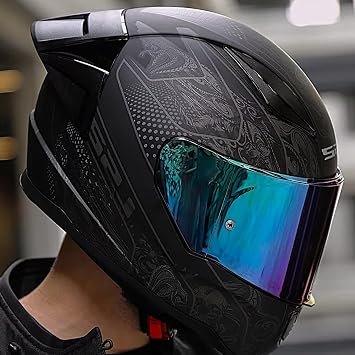 LS2 Rapid 2 Crypt Mat Siyah Motosiklet Kaskı, ECE 22.06 Güvenlik Sertifikalı, Geliştirilmiş Havalandırma Kanalları, Pinlock Uyumlu Çizilmez Vizör, Bluetooth İnterkom Uyumlu Yapı