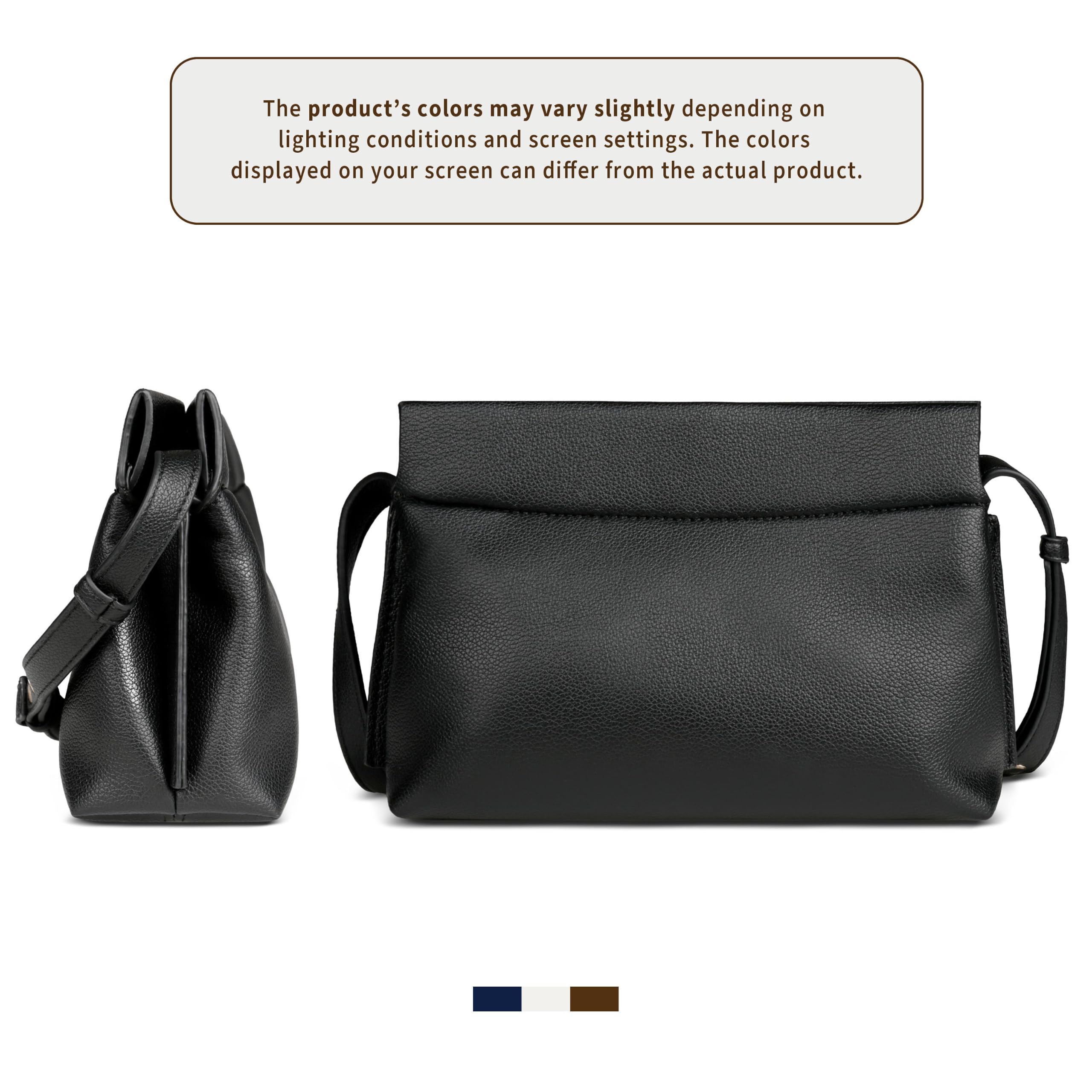 bugatti Mare 3.0 – Bolso bandolera para mujer, elegante bolso de mano con correa extraíble, para un estilo versátil y elegante