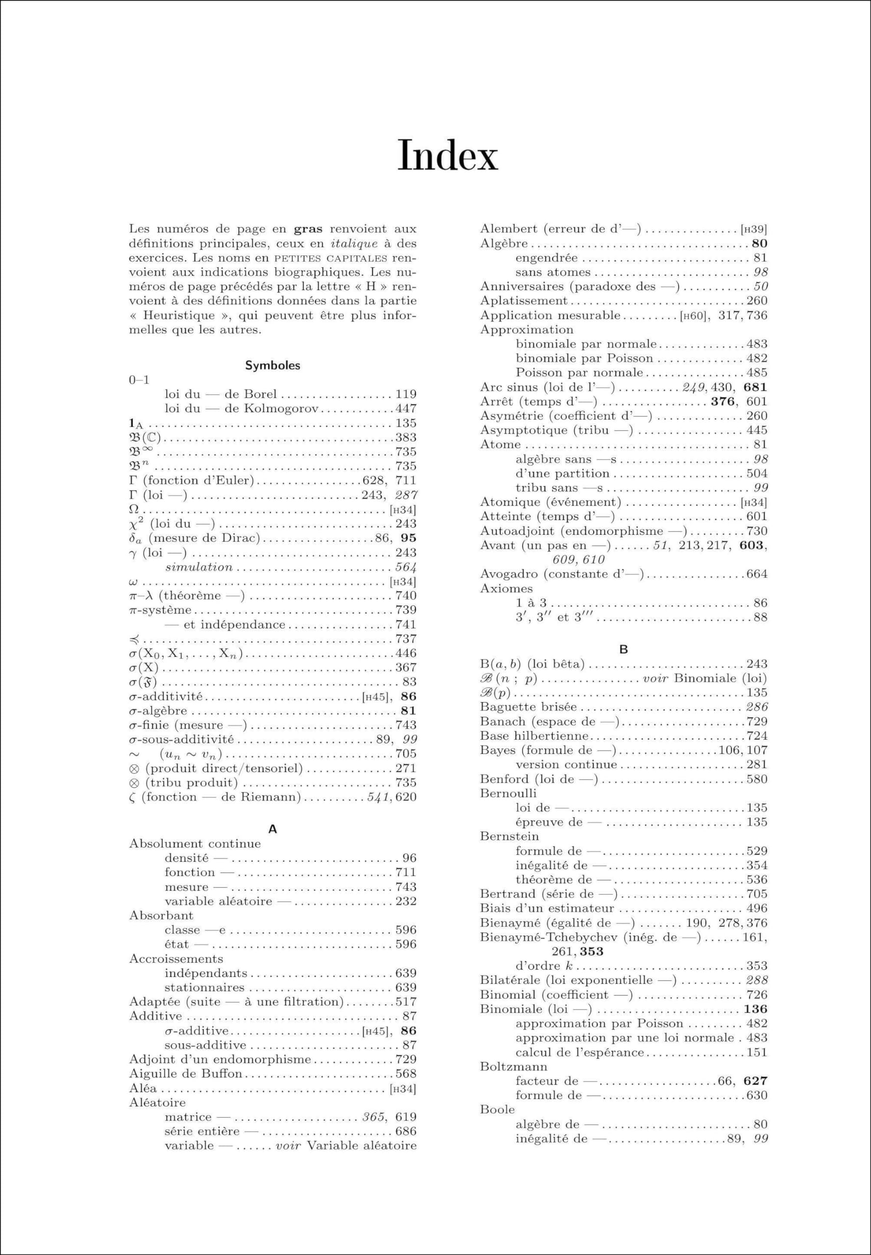 Probabilités pour les non-probabilistes