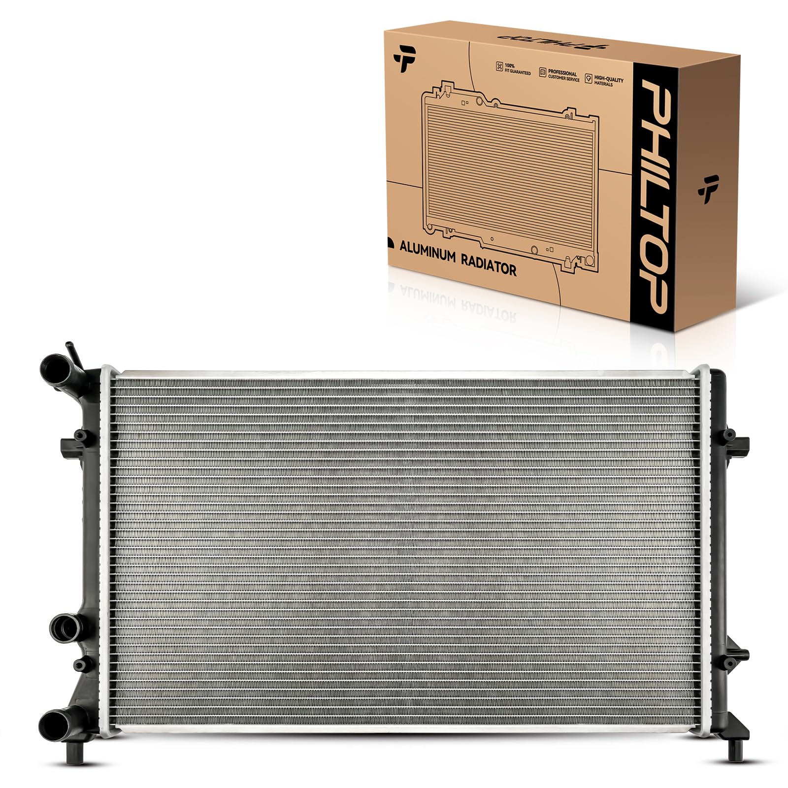 PHILTOP Automotive Replacement Engine Radiator for 2011-2015 Jetta 2.0L