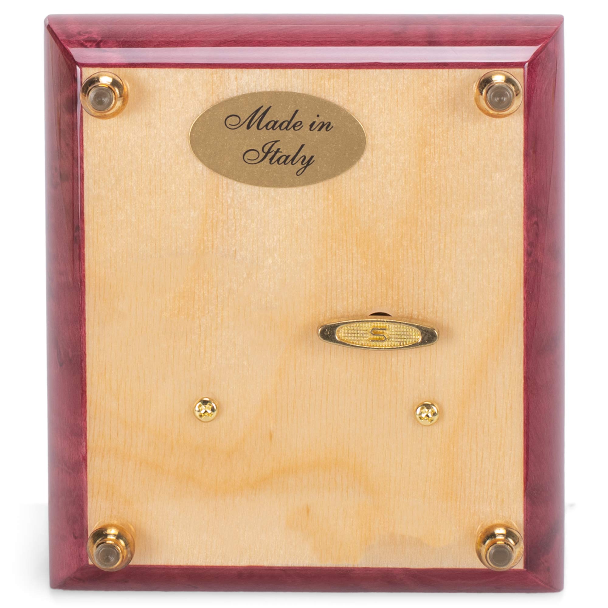 Haelo Boîte à musique en bois Motif papillon 5x4 Fur Elise