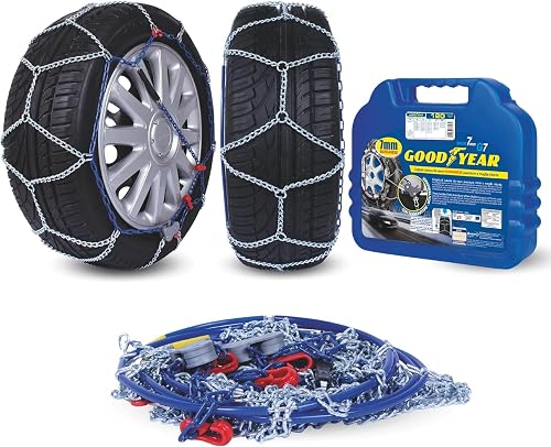 G7 taille 120, chaînes 7 mm homologuées TÜV Goodyear