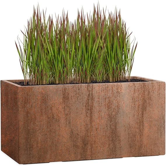 Pflanzwerk Pflanzkübel TUB in Rost 30x60x30 cm Blumentopf groß für