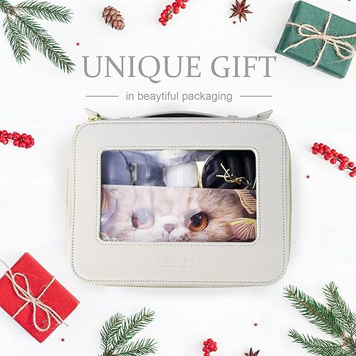 Miniatura 9 de Bolsas de maquillaje transparentes, bolsa de aseo aprobada por la TSA con cremallera, organizador de maquillaje transparente para artículos