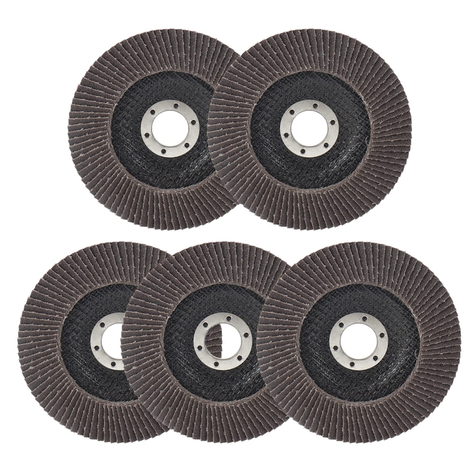 Szlifierka listkowa, 5 sztuk 125mm Tarcze ścierne 60/80 Grit Koła szlifierskie Ostrza Narzędzia ścierne do szlifierki kątowej Otwór 7/8 cala(60)