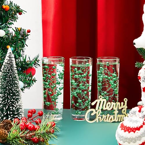 Miniatura 5 de Tondiamo Guirnalda de perlas artificiales para velas flotantes, cuentas de perlas de imitación, guirnalda de decoración para jarrones, relleno de