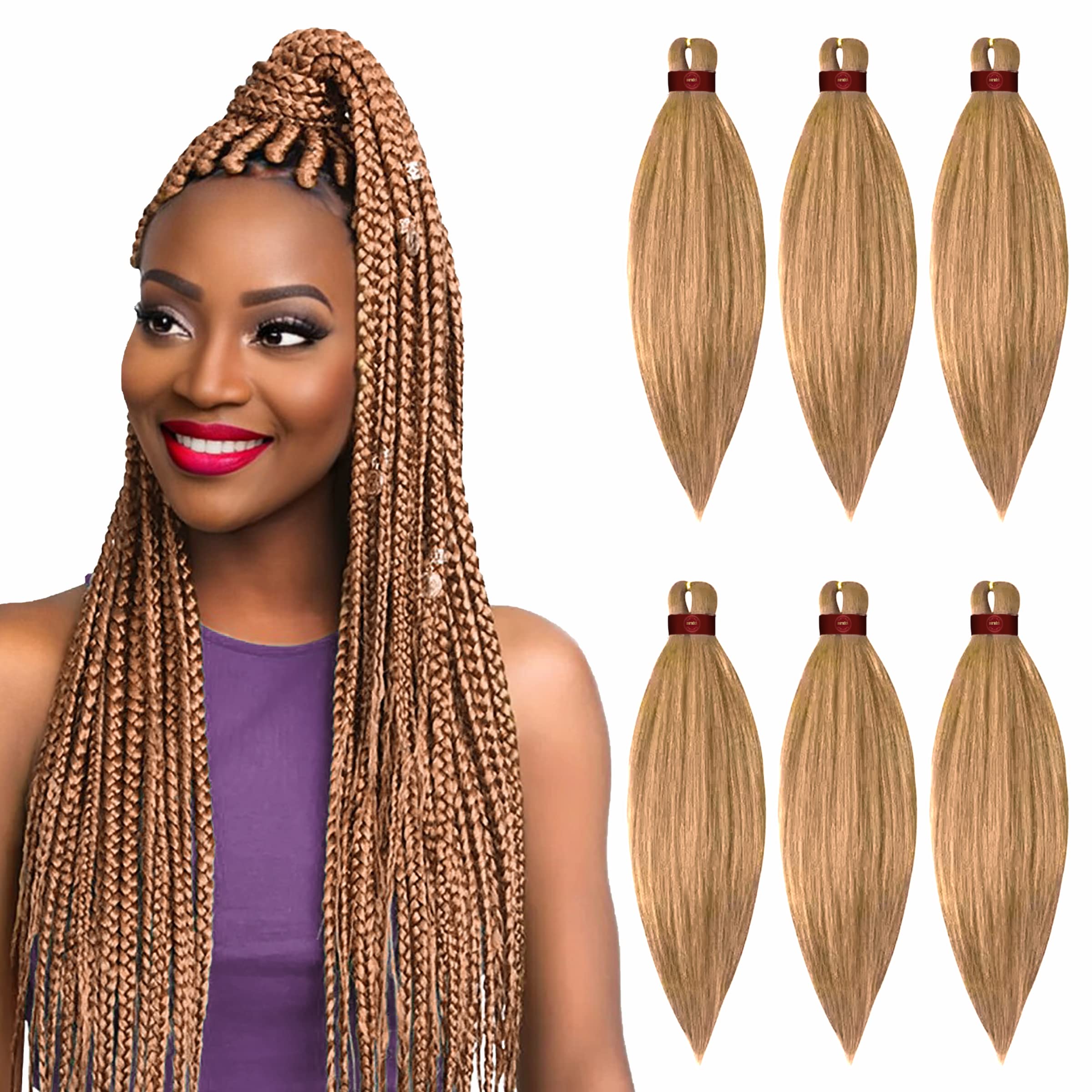 Amazon.com : MARADEK 6X Pre-Stretched Professional Braiding Hair