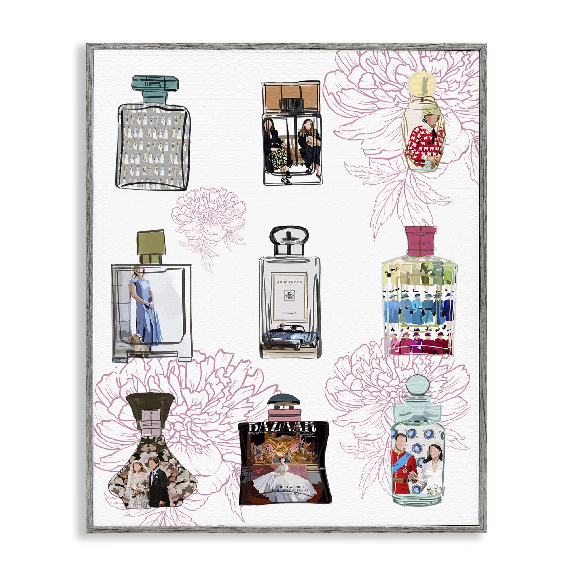 'Polished Perfume Stylish Luxury Fashion'| Framed Giclee Art