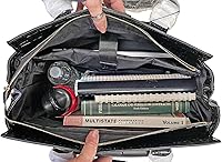 Vista 5 de JKM and Company - Maletín compatible con iPad de computadora, portátil, tableta, bolsa de transporte Compatible With, Computer, iPad, Laptop