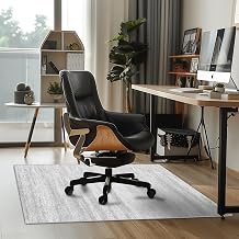 Office Chair Mat for Hardwood Floor, Anti Slip Hi-Q Desk Chair Mat for Hardwood & Low-Carpeted Floors, Easy to Clean Computer Floor Mat Protector Rug for Gaming Rolling Chair on Hard Wood Floors