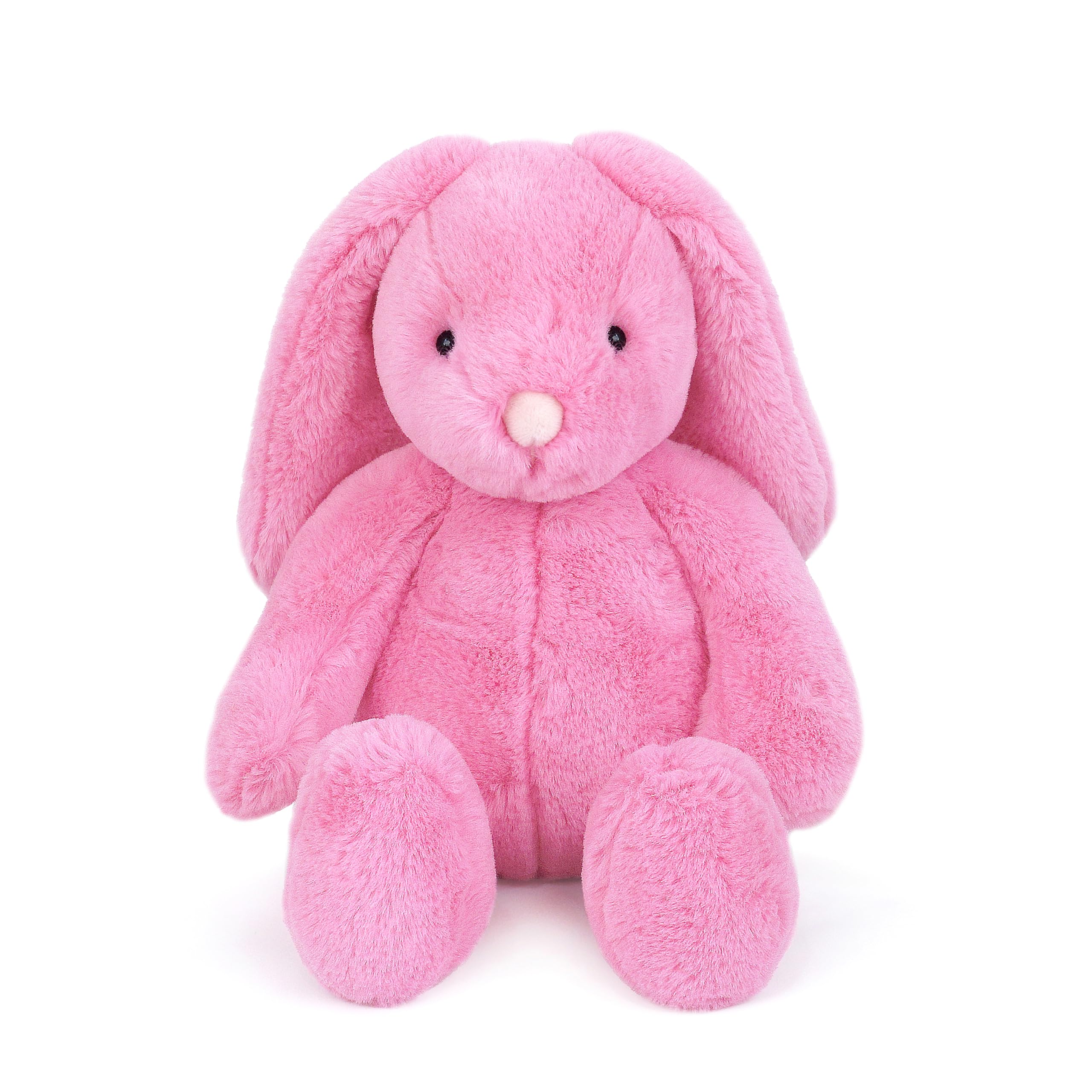 MON AMI Blossom Bunny 13-Inch Stuffed Animal for Girls, Pink, 13 inches