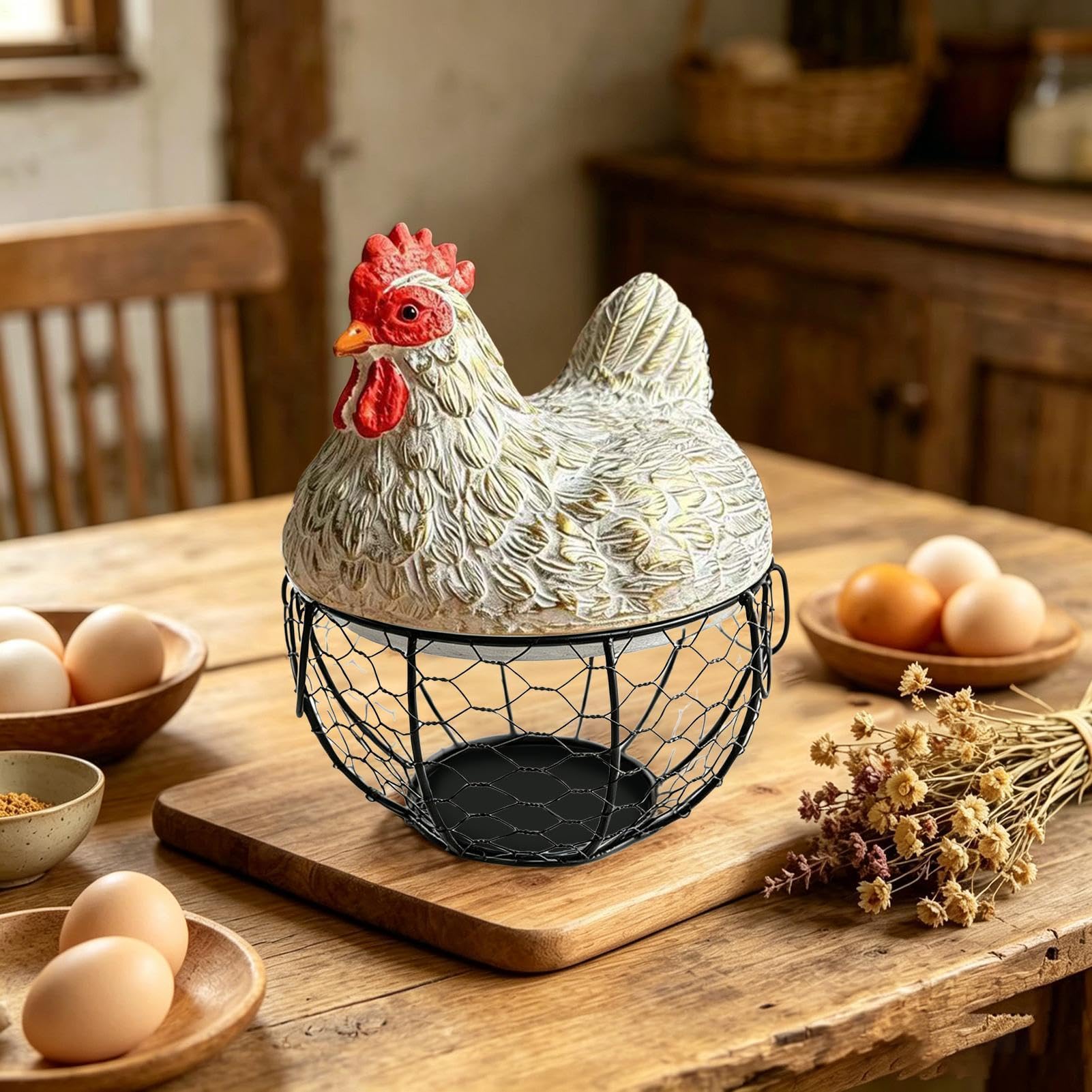 Cestino di pollo Design Coperchio Organizzatore Contenitore
