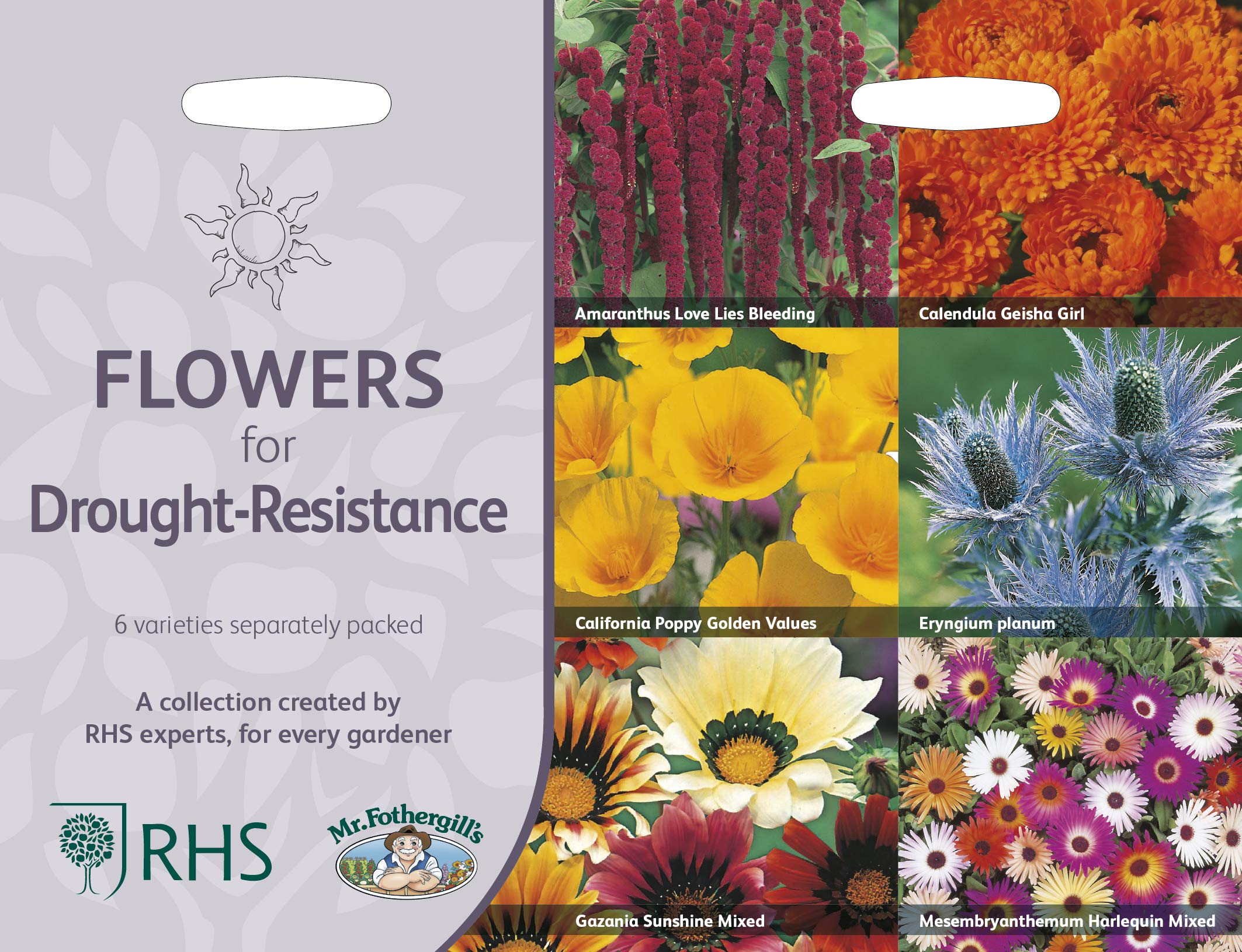Mr Fothergills RHS Flowers for Drought-Resistance Collection Seeds