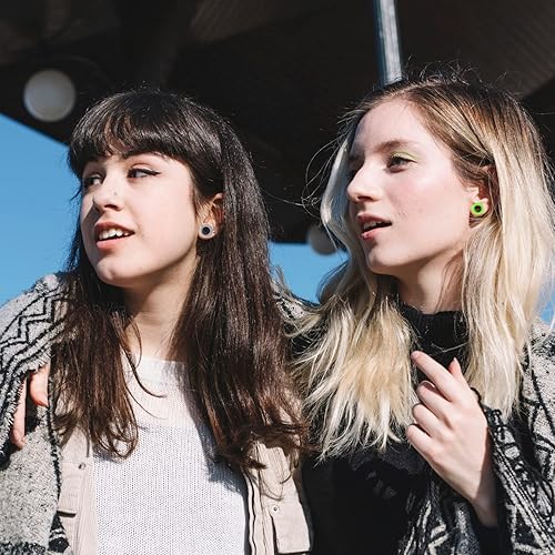 Miniatura 8 de BodyJ4You Kit de estiramiento de orejas de 55 piezas de 0.55 a 0.55 pulgadas (14G-0.472 in), bálsamo de estiramiento de oído de aceite de jojoba,