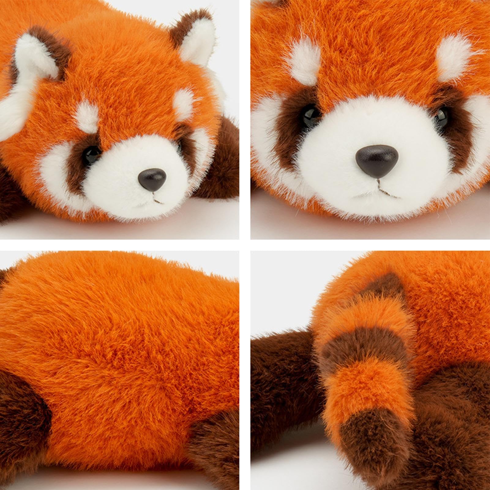 Panda Mała Zabawka Pluszowa Urocza Maskotka Pluszowa | Miękka Poduszka Panda Czerwona Dla Dorosłych Dzieci Sofa Łóżko Salon Sypialnia Samochód Biuro Pokój Dziecięcy Dom Urodziny