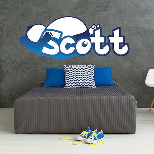 Miniatura 10 de PN-PK.05 - Calcomanía de pared de Poke-Ball, nombre personalizado, arte de pared icónico de Poke-Ball, unisex, decoración de pared para niños y